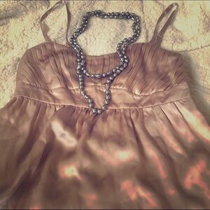 Faux Black Pearls Long Necklace